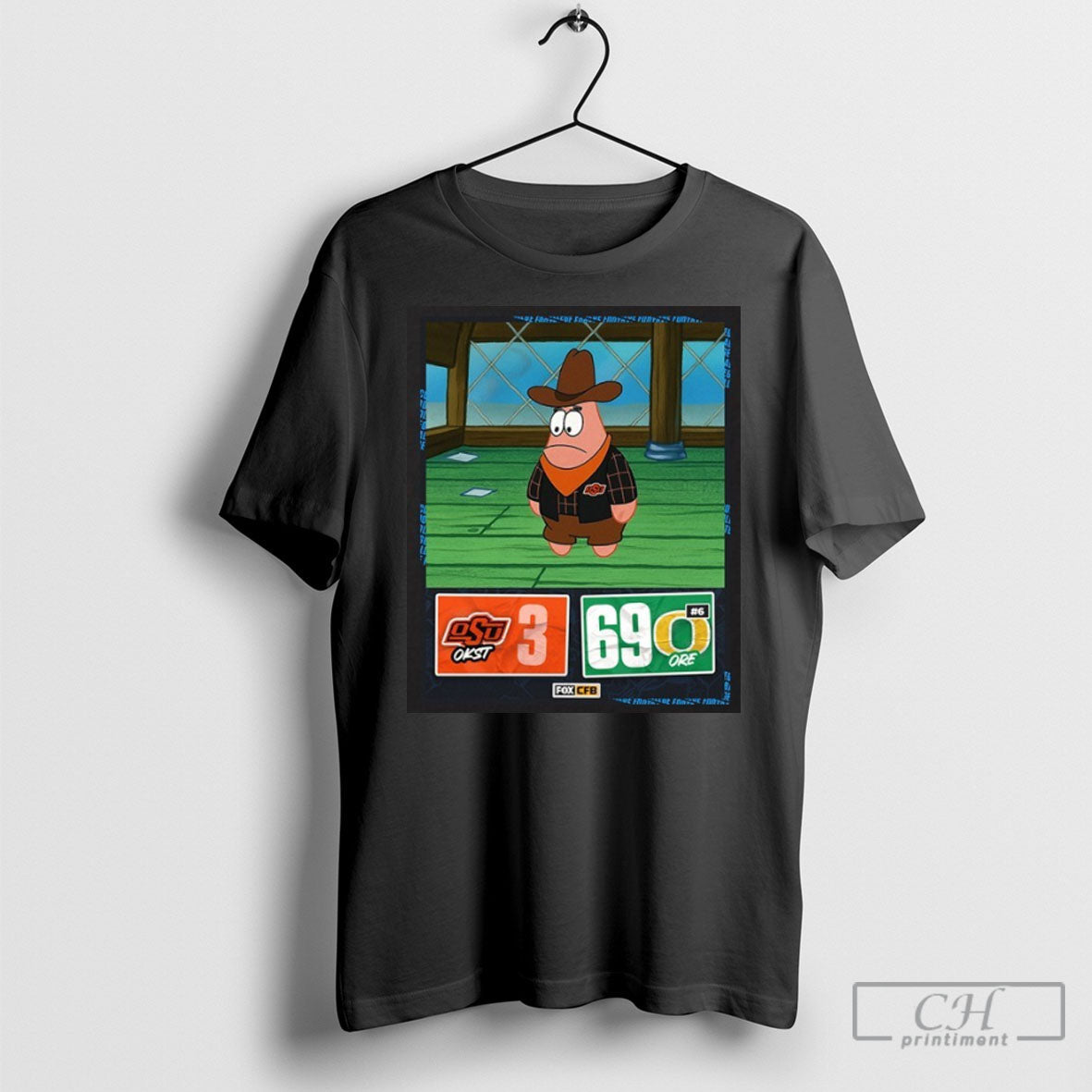 Oregon Ducks Win 69 3 Oklahoma State Cowboys Poster Hoodie Classic