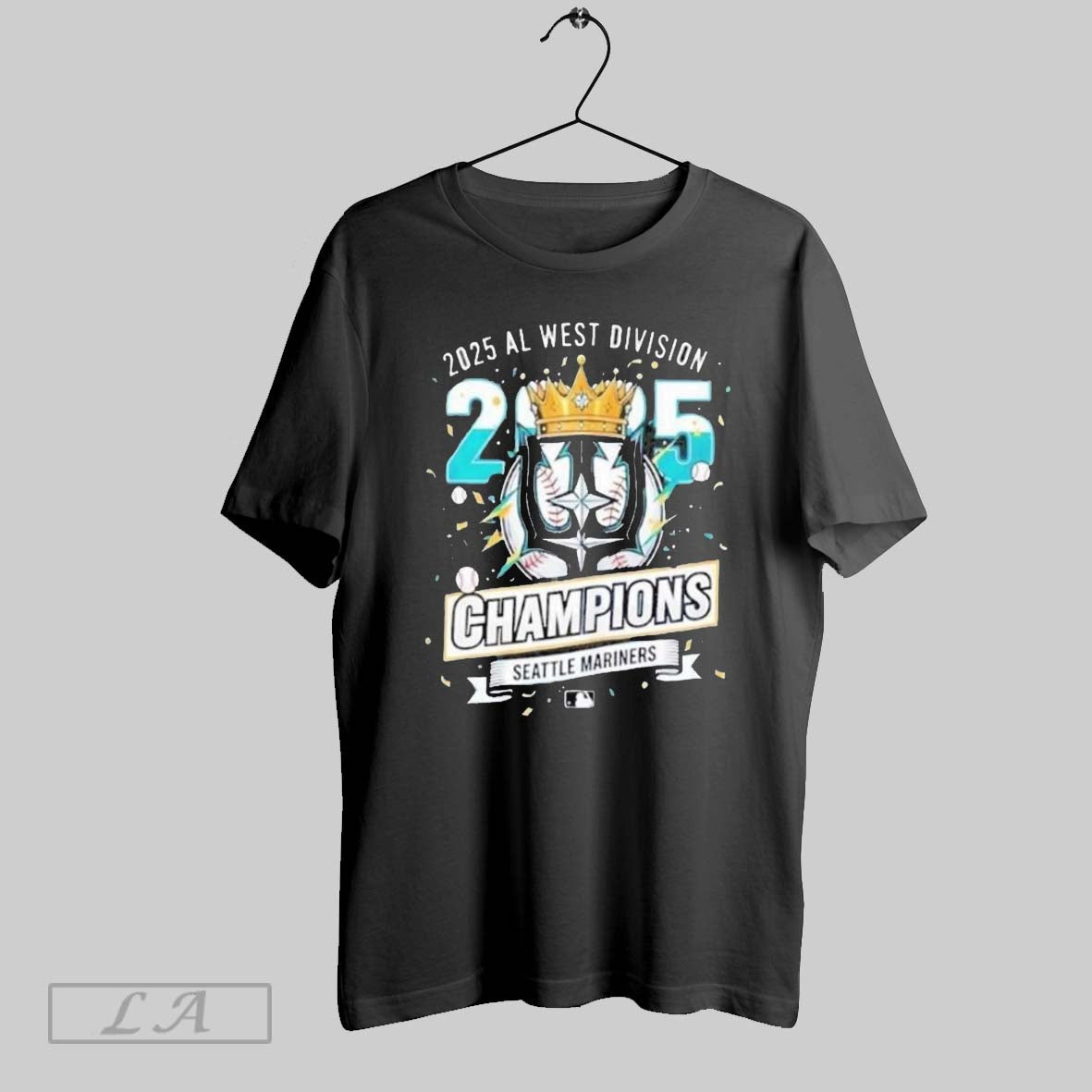Original 2025 Al West Division Champions Seattle Mariners King Long