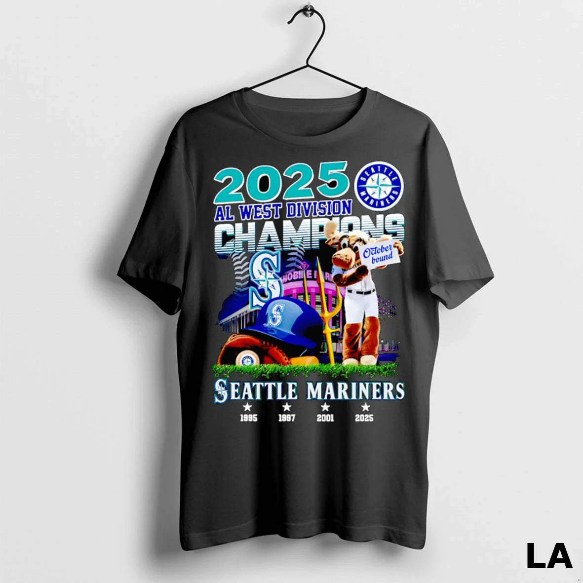 Original 2025 Al West Division Champions Seattle Mariners Mascot