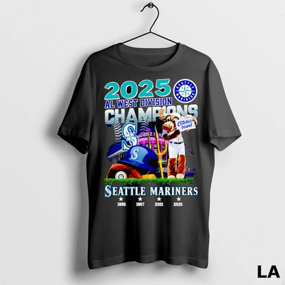 Original 2025 Al West Division Champions Seattle Mariners Mascot