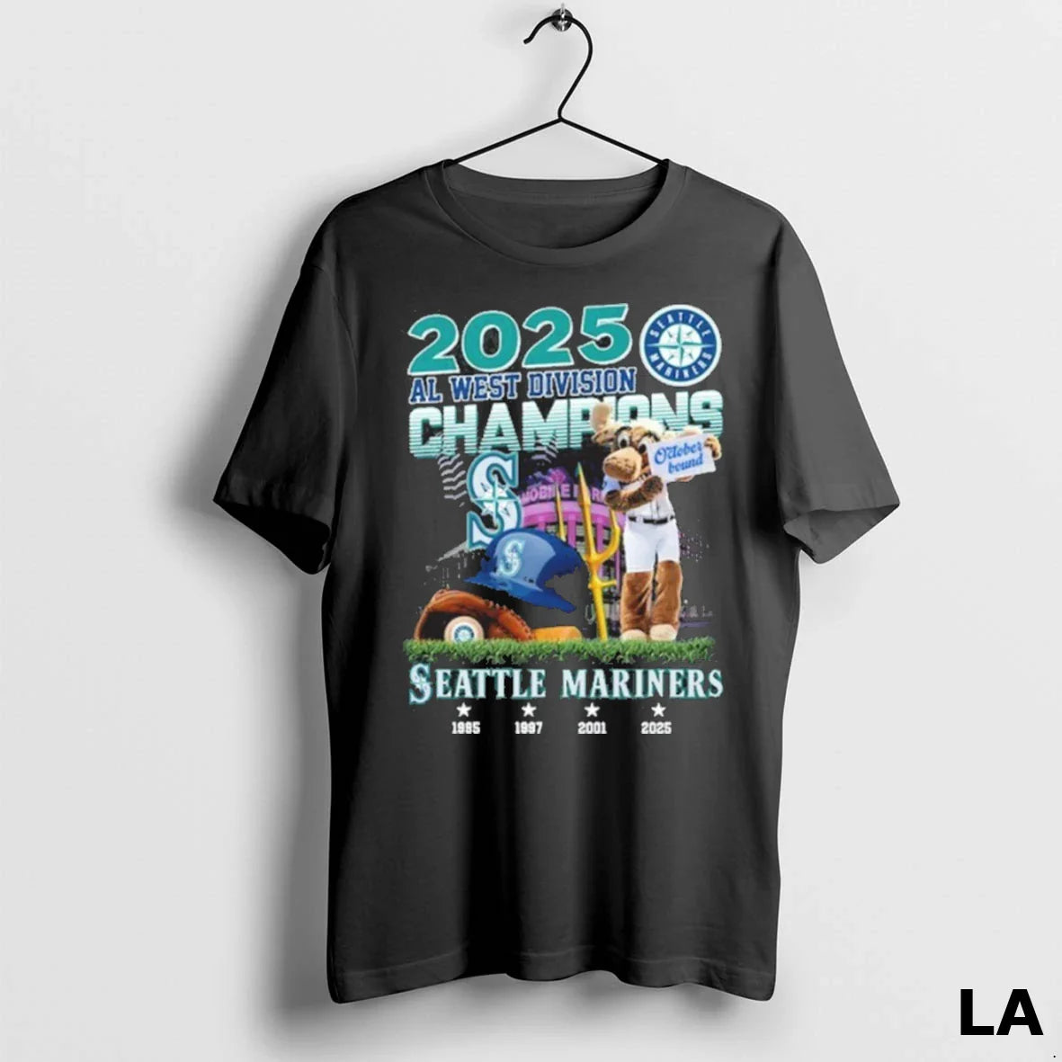 Original 2025 Al West Division Champions Seattle Mariners Sweatshirt