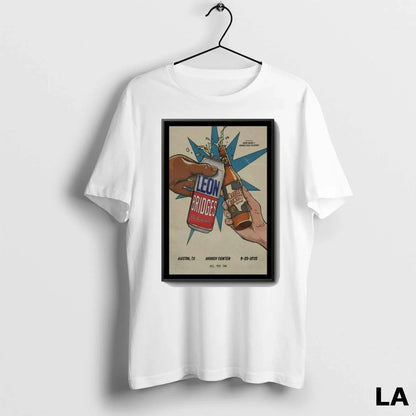Original 2025 Austin Texas Leon Bridges Charley Crockett Tee Premium