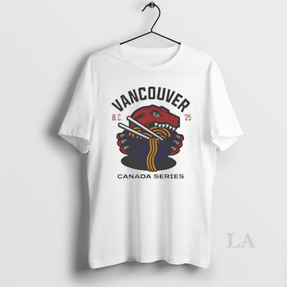 Original 2025 Canada Series Vancouver Eat Noodle TShirt Premium Look