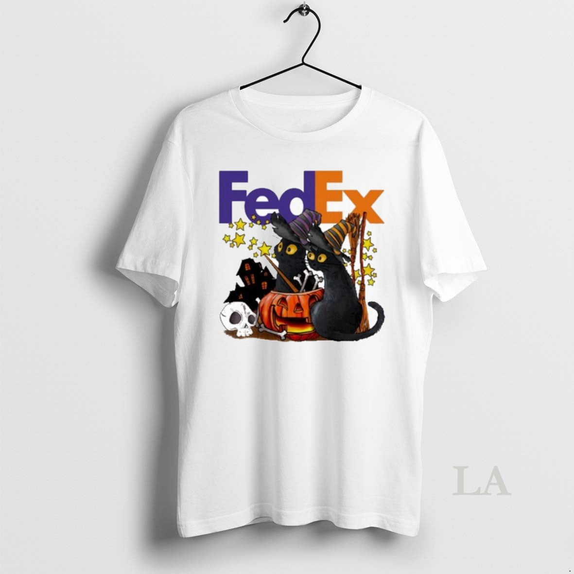 Original 2025 Fedex Logo Cats Witch Halloween Hoodie Authentic Design