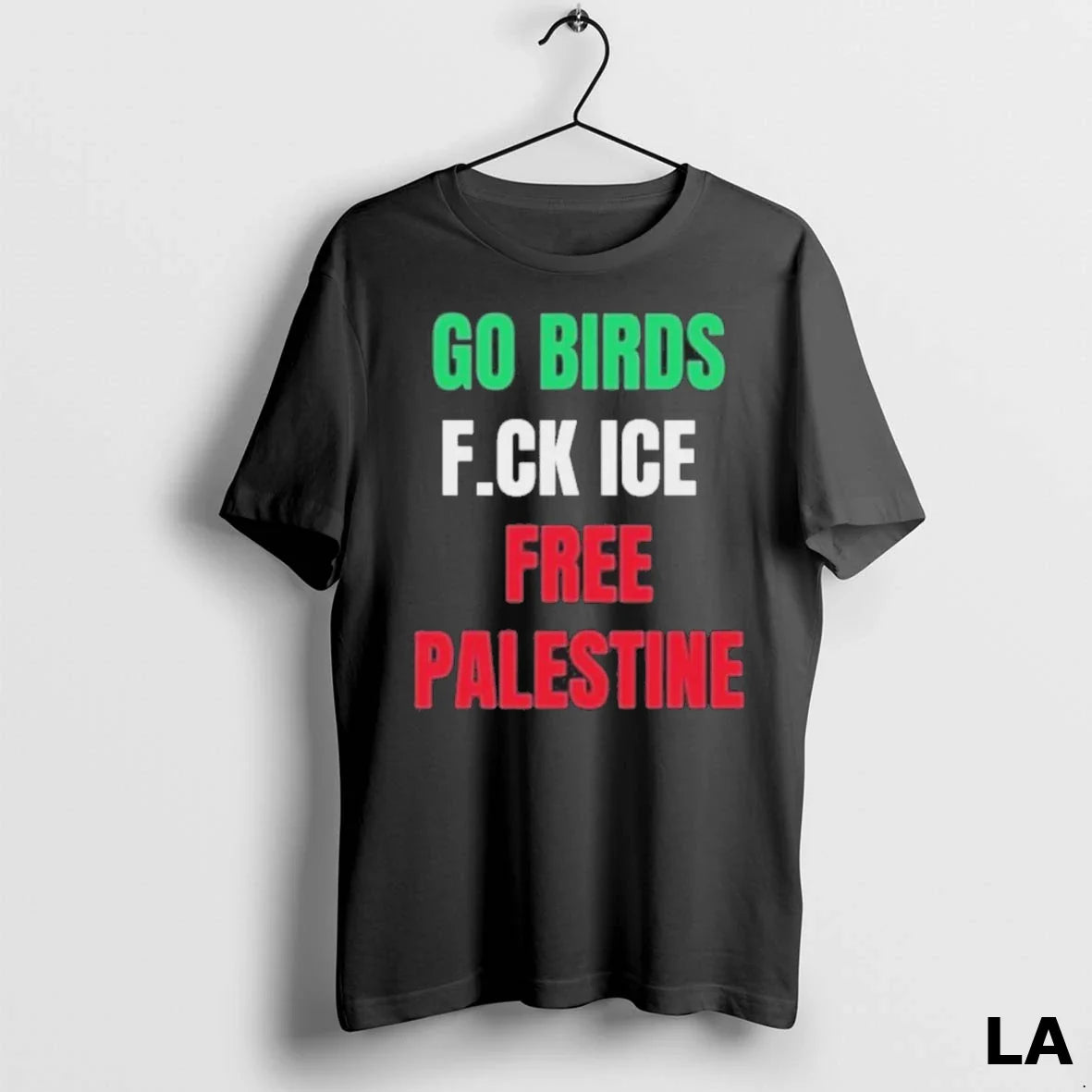 Original 2025 Go Birds Fuck Ice Free Palestine Hoodie Retro Fashion