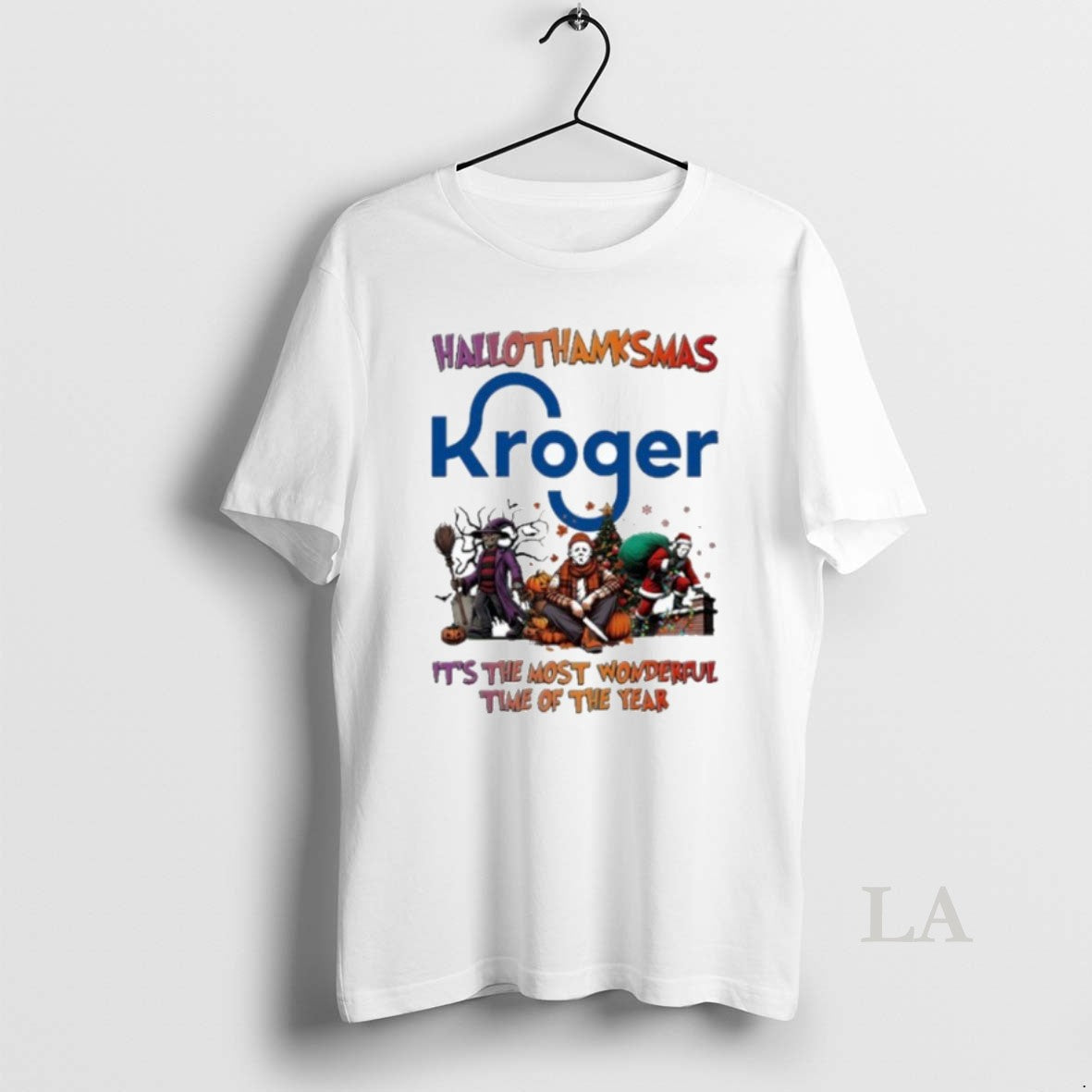 Original 2025 Kroger Logo Hallothanksmas Horror Film Its Most