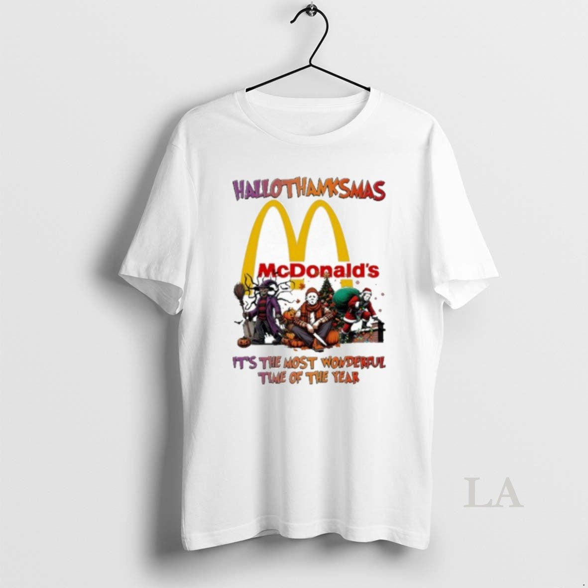 Original 2025 Mcdonalds Logo Hallothanksmas Horror Film Its Most