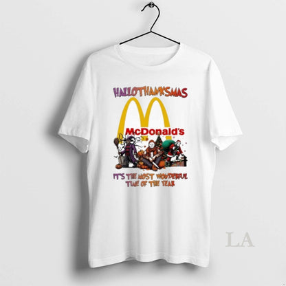 Original 2025 Mcdonalds Logo Hallothanksmas Horror Film Its Most