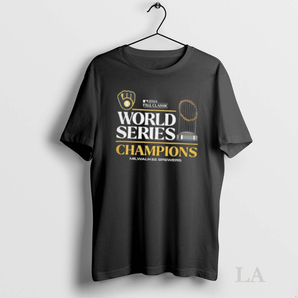 Original 2025 Milwaukee Brewers World Series Champions Trophy Logo