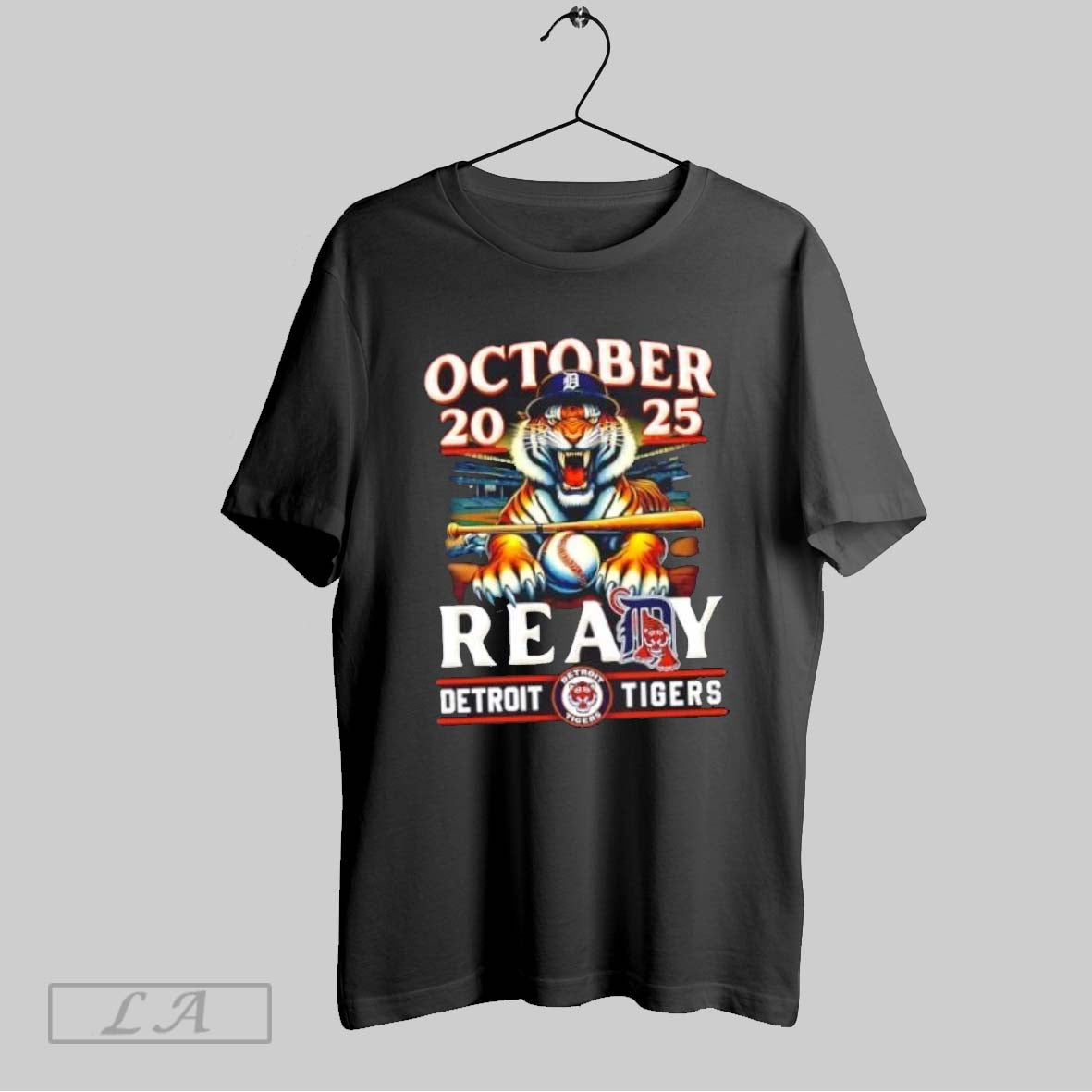Original 2025 October Ready Detroit Tigers Baseball TShirt Trendy