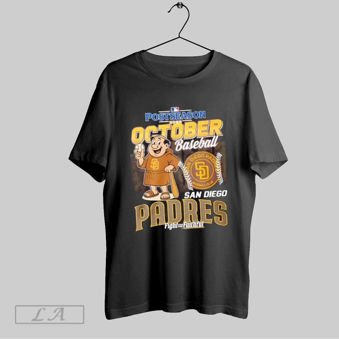 Original 2025 Postseason San Diego Padres Mascot Baseball Fight