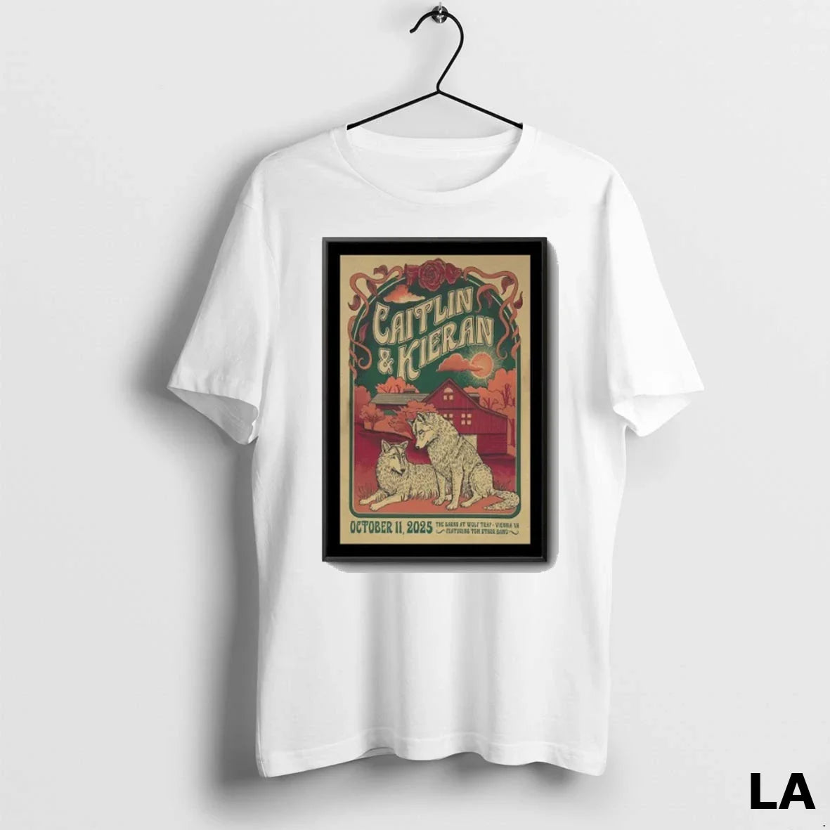 Original 2025 Wolf Trap Vienna Va Tour Caitlin Kieran Tee Authentic