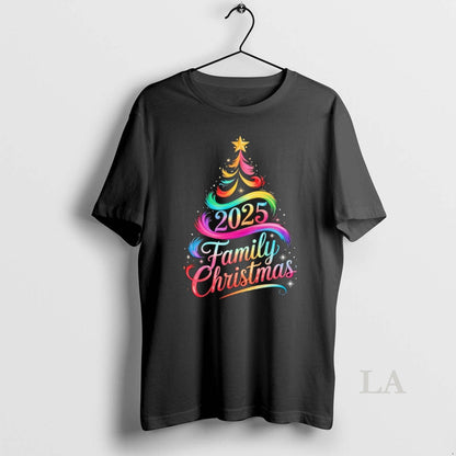 Original 2025 Family Tree Rainbow Lights Tank Top Retro Look