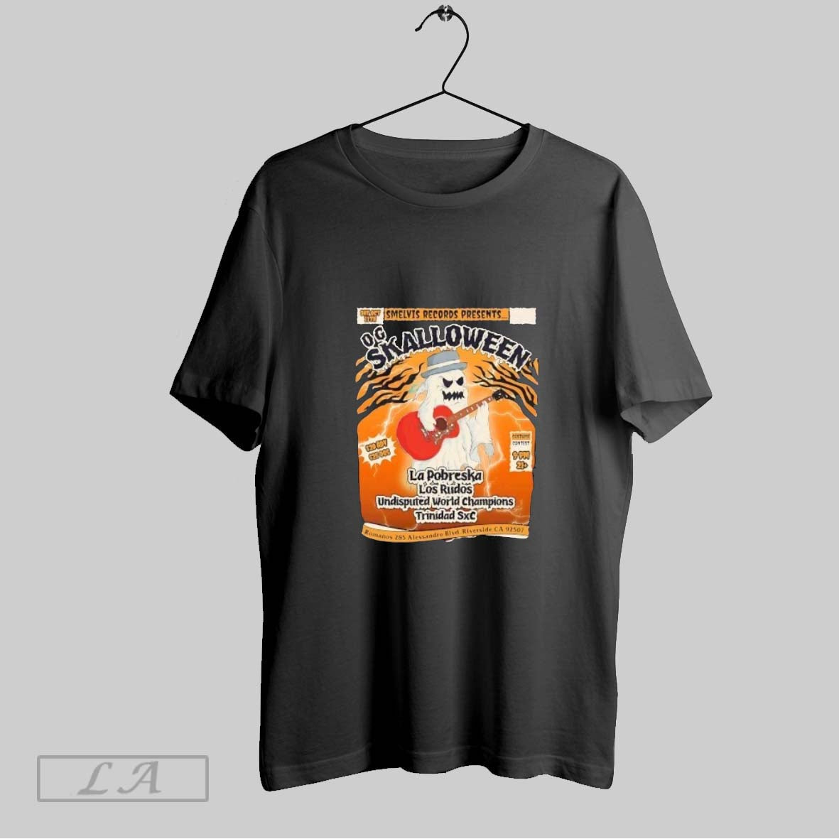 Original 24Th Annual Og Skalloween Ghost Halloween Tee Modern