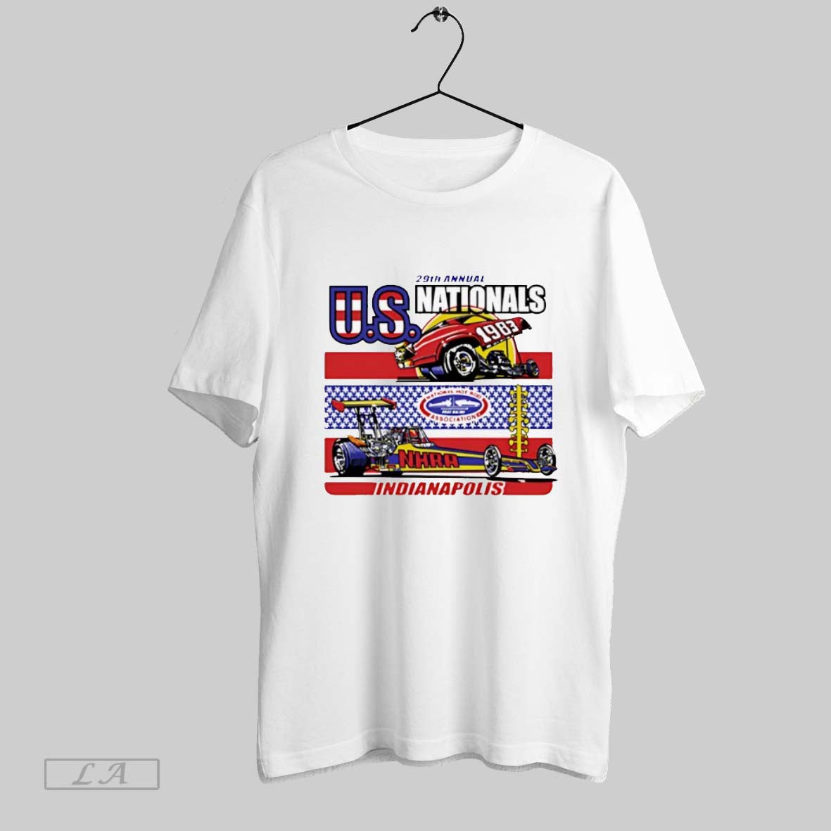 Original 29 Annual Us Nationals Indianapolis 1983 TShirt Classic