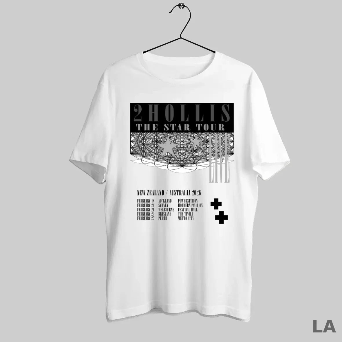 Original 2Hollis Star Tour New Zealand Australia 2026 Long Sleeve