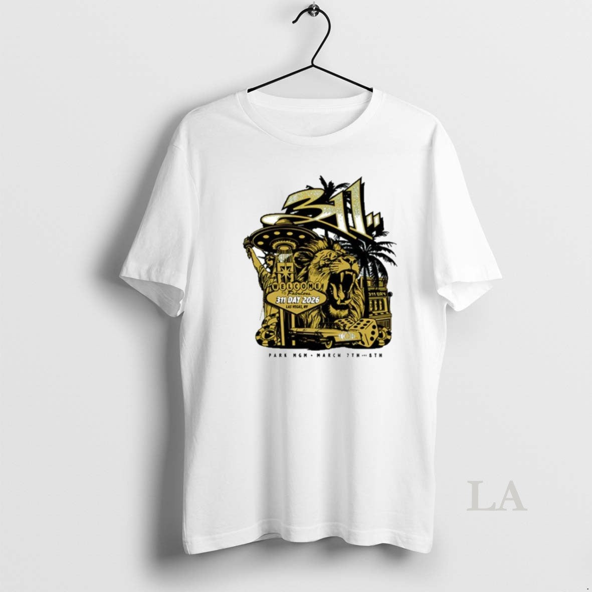 Original 311 Welcome To 2026 Las Vegas New York TShirt Designer Gift
