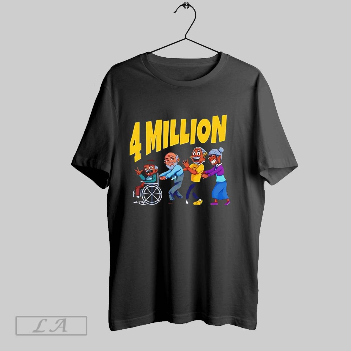 Original 4 Million Subscribers Hoodie Modern Art
