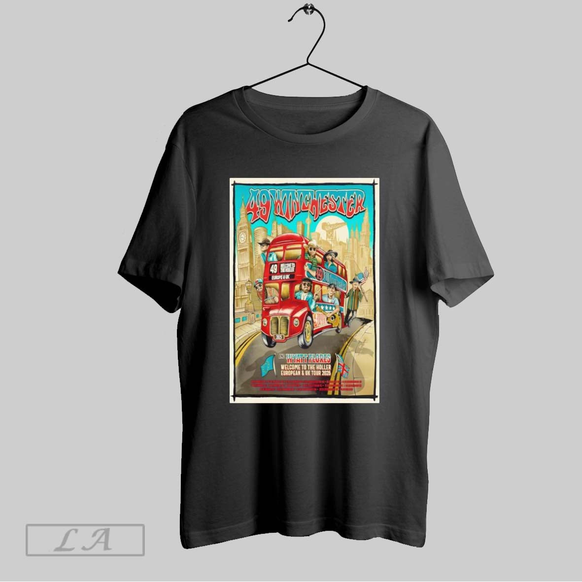 Original 49 Winchester European Uk Tour Shirt Modern Fashion