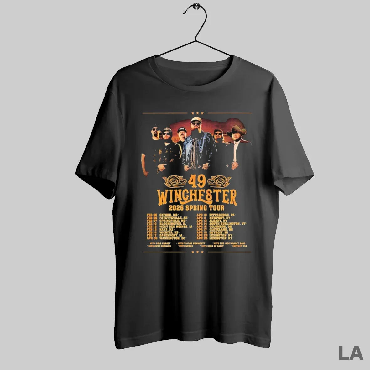 Original 49 Winchester Spring Tour 2026 Dates Tee Elegant Merch