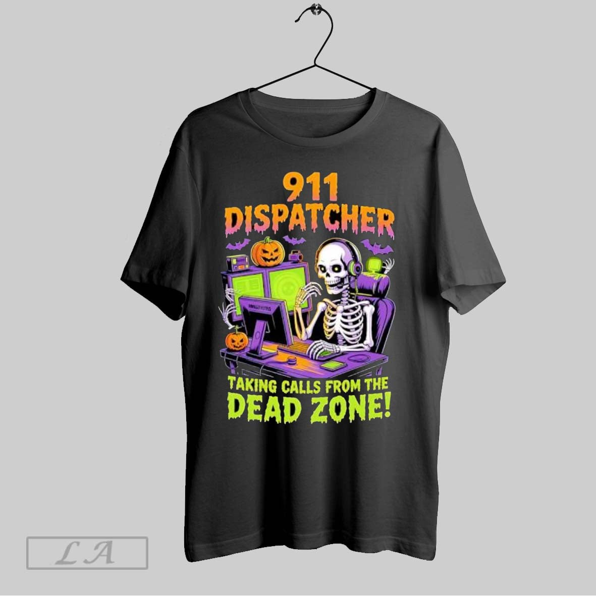 Original 911 Dispatcher Taking Calls From Dead Zone Skeleton