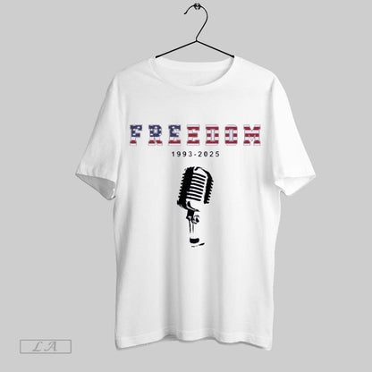 Original True Patriot Freedom 1993 2025 Usa Printed Charlie Kirk