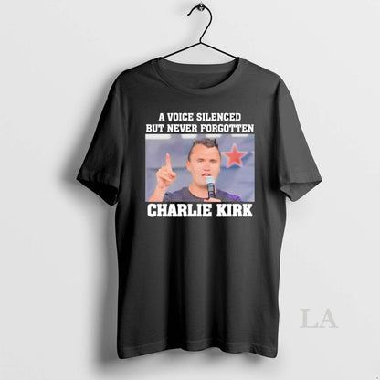 Original Voice Silenced But Never Forgotten Charlie Kirk Sweatshirt