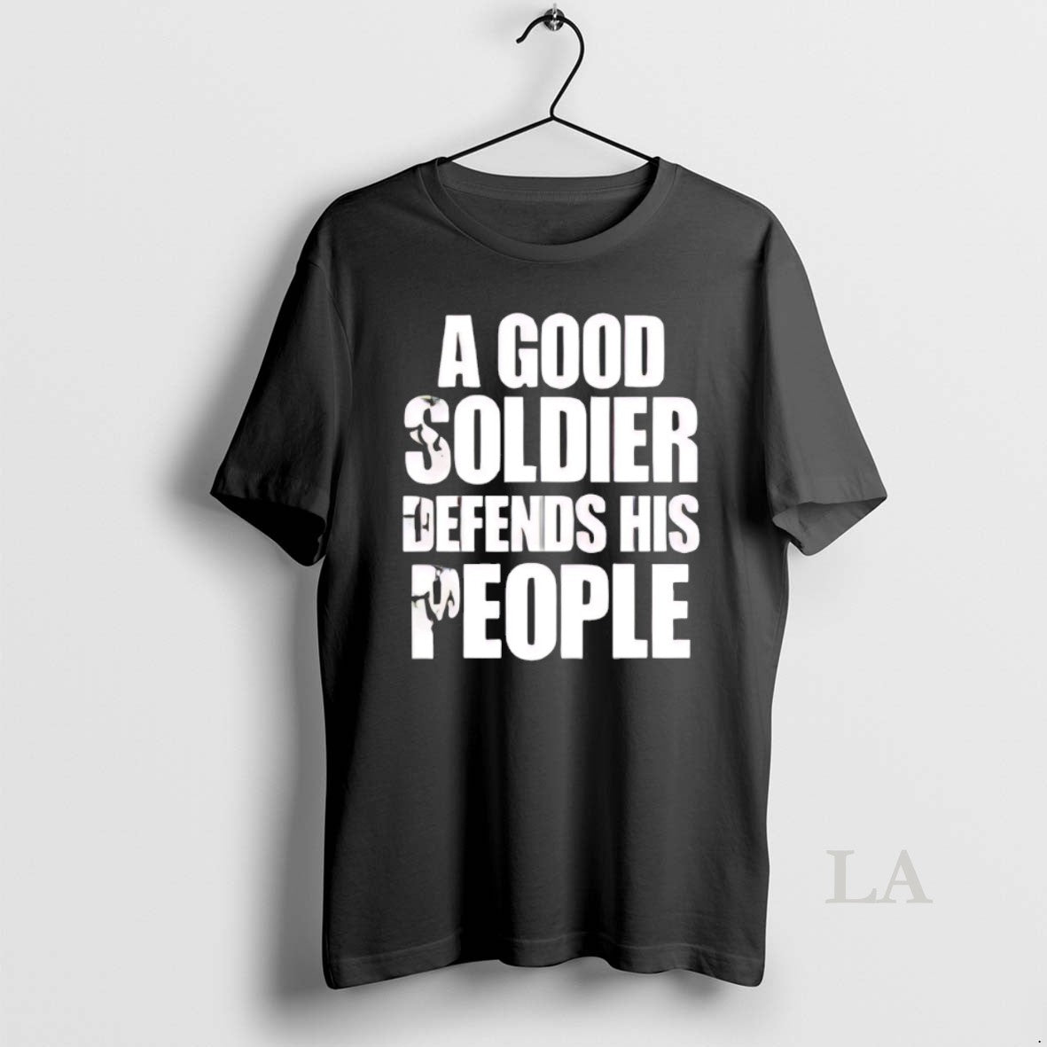 Original Good Soldier Defends His People Tee Vintage Art