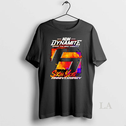Original Aew Dynamite 6Th Anniversary Where Best Wrestle Ornaments