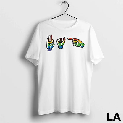 Original Asl Fag Lgbt Flag Ornaments Tank Top Classic Apparel