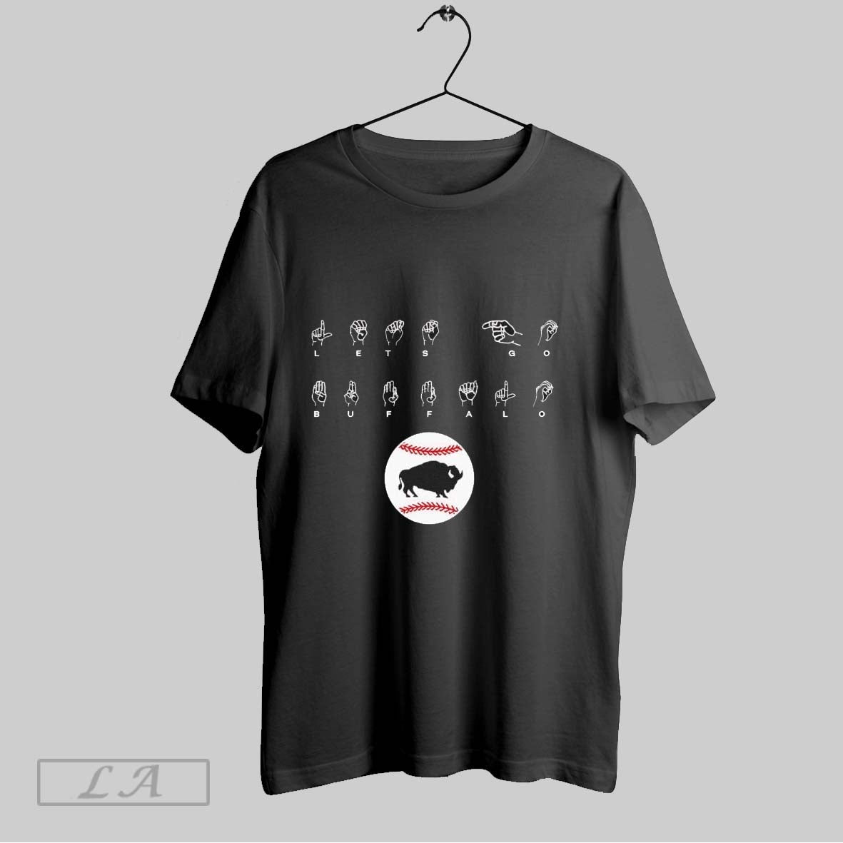 Original Asl Language Lets Go Buffalo Bills TShirt Vintage Collection