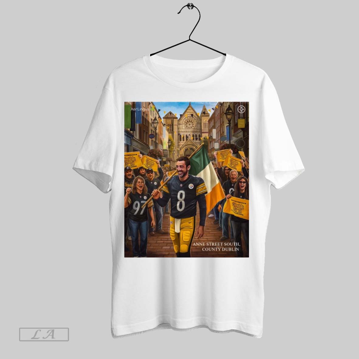 Original Aaron Rodgers Pittsburgh Steelers Anne Street South County