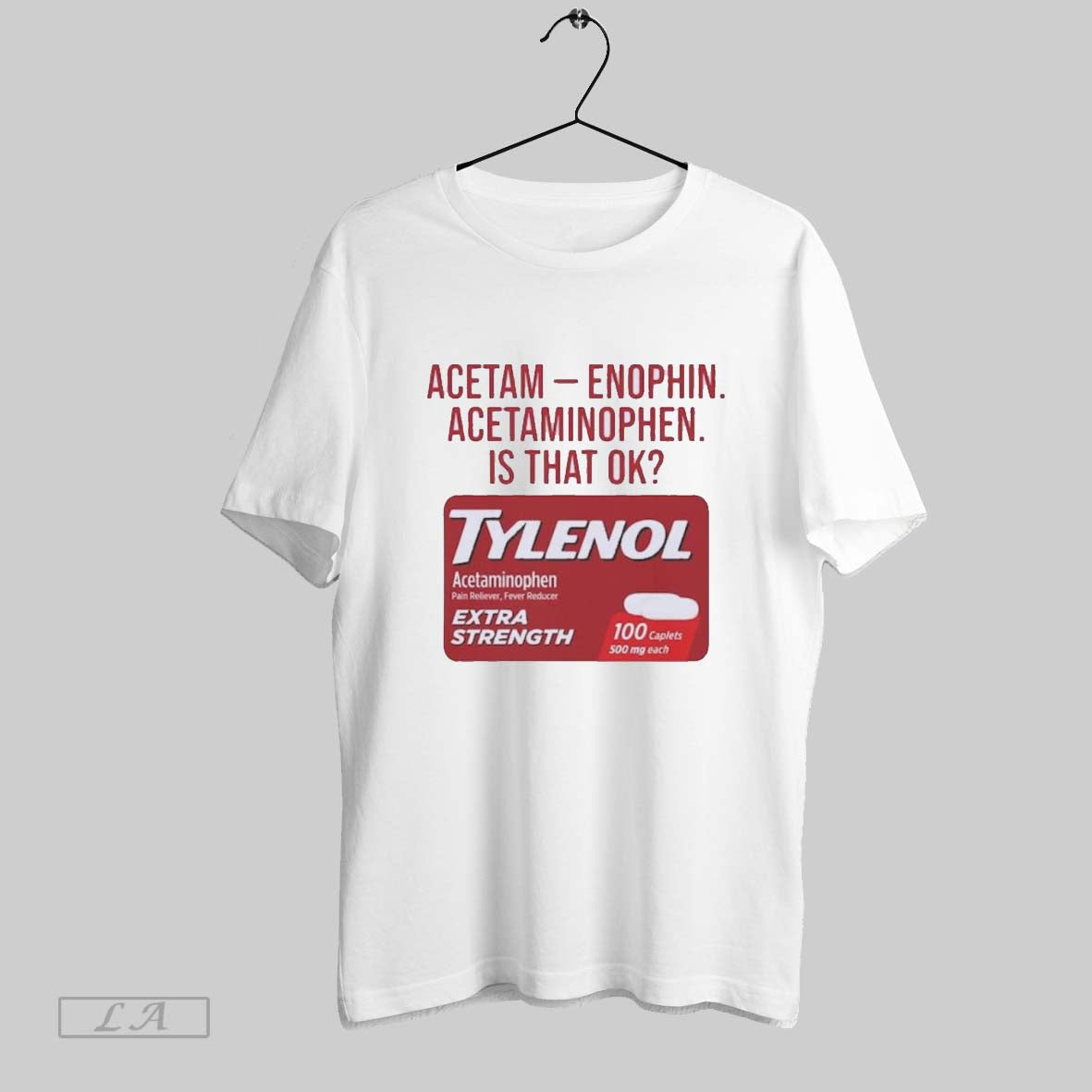 Original Acetaminophen Tylenol Shirt Designer Fashion