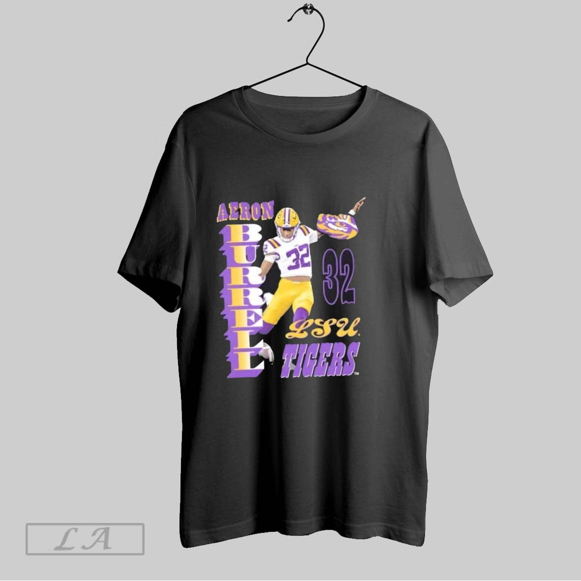 Original Aeron Burrell Lsu Tigers Football Long Sleeve Stylish Apparel