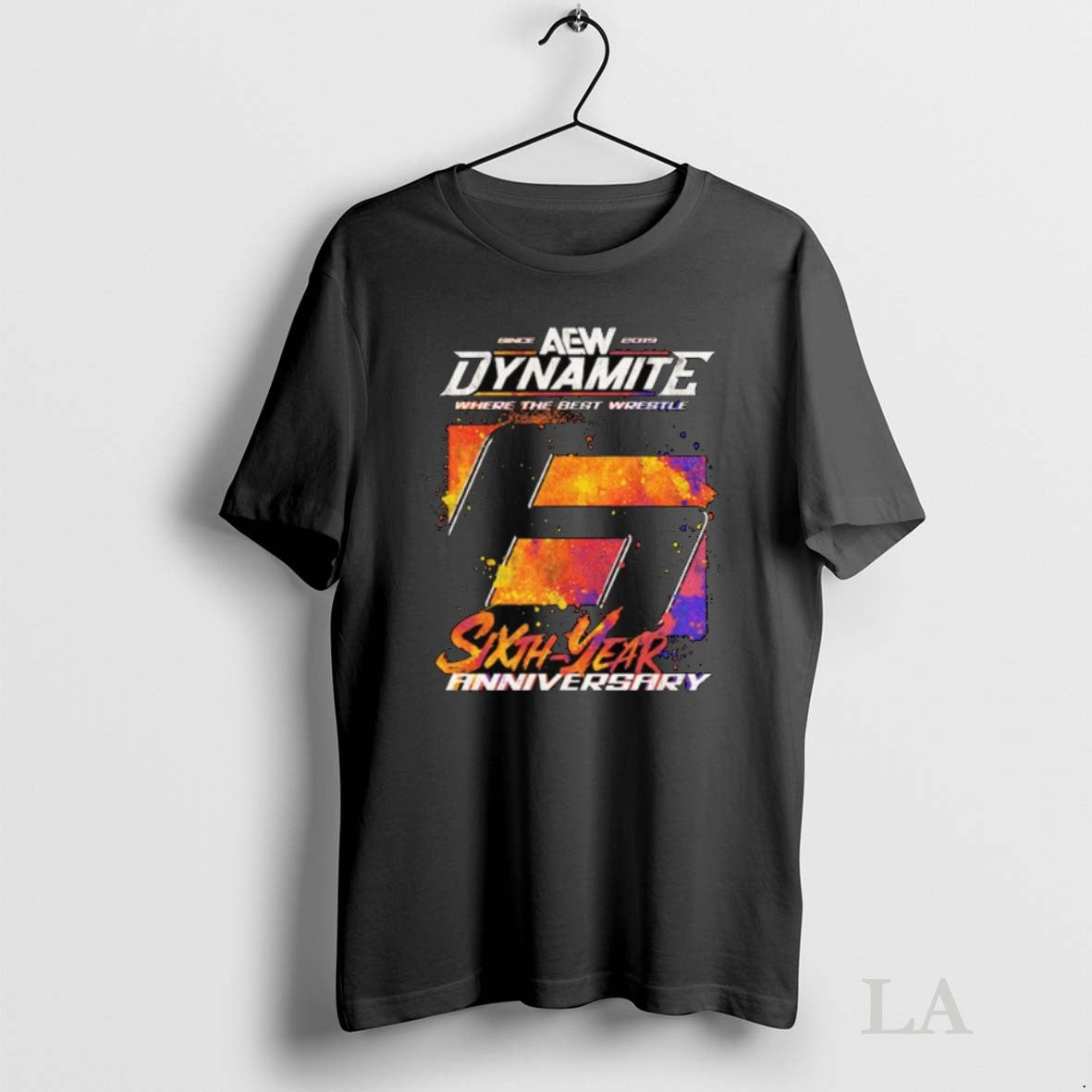 Original Aew Dynamite Where Best Wrestle 6Th Anniversary Long Sleve