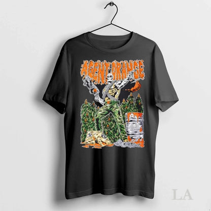 Original Agent Orange Kush Marijuana Strain Halloween Skeleton Long