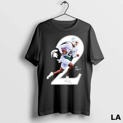 Original Aidan Chiles 2 Michigan State Spartans 2025 Ncaa Player Tee