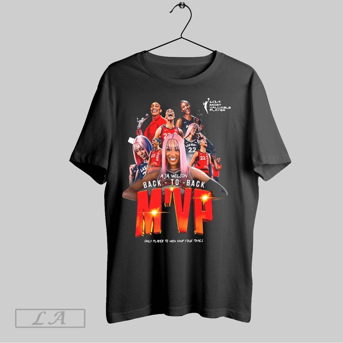 Original Aja Wilson Back To Back Mvp Only Player To Win Mvp Four