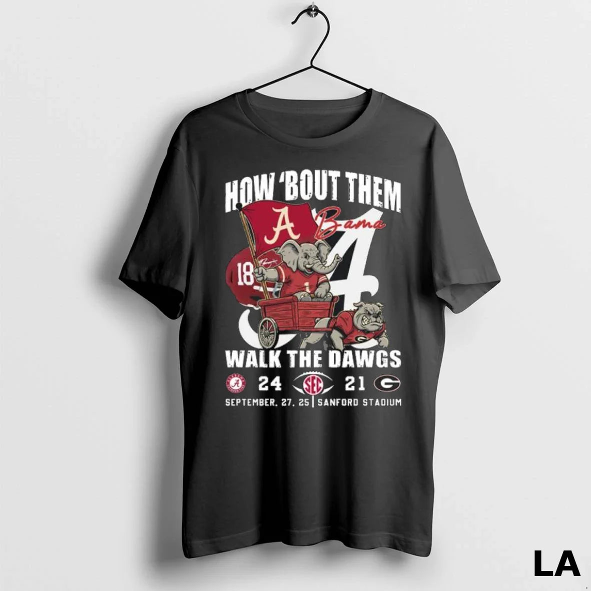 Original Alabama Crimson Tide How Bout Them Bama Walk Dawgs Score