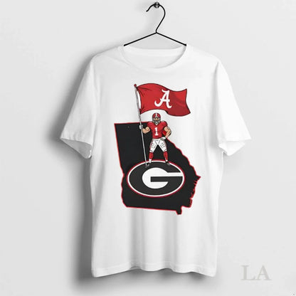 Original Alabama Crimson Tide And Georgia Bulldogs College Football