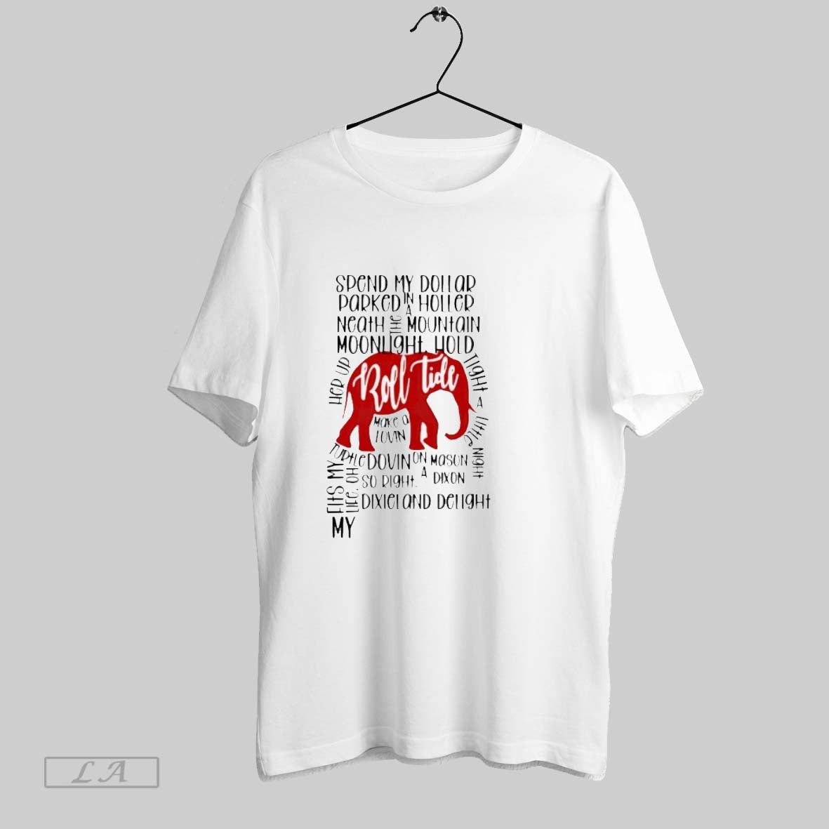 Original Alabama Roll Tide Spend My Dollar Parked Holler Neath