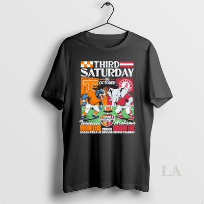 Original Alabama Vs Tennessee 2025 Third Saturday October Rivalry Tee