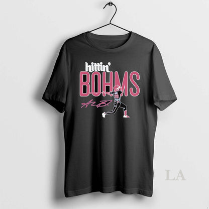 Original Alec Bohm Hitting Bohms Signature Sweatshirt Designer Merch