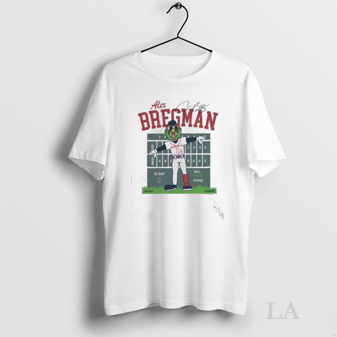 Original Alex Bregman Boston Red Sox Bat 2 Ball Strike TShirt Retro