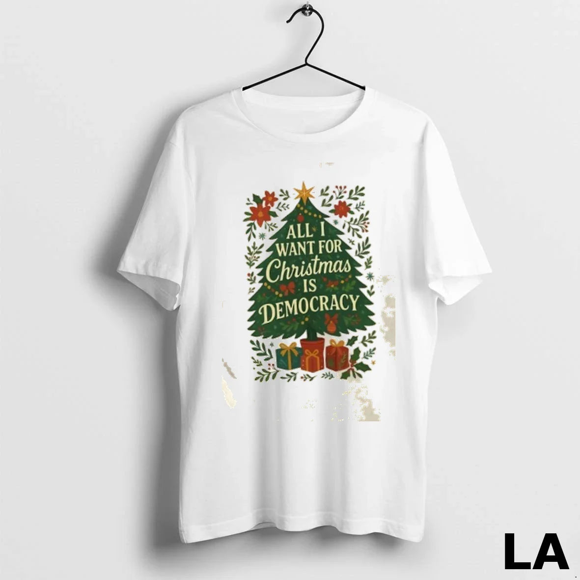 Original All I Want Is Democracy Tree Tank Top Unique Design