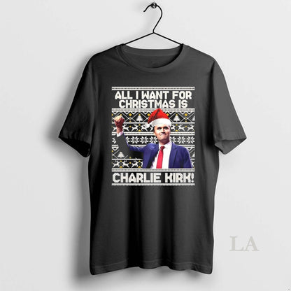 Original All I Want Is Charlie Kirk Long Sleeve Retro Design