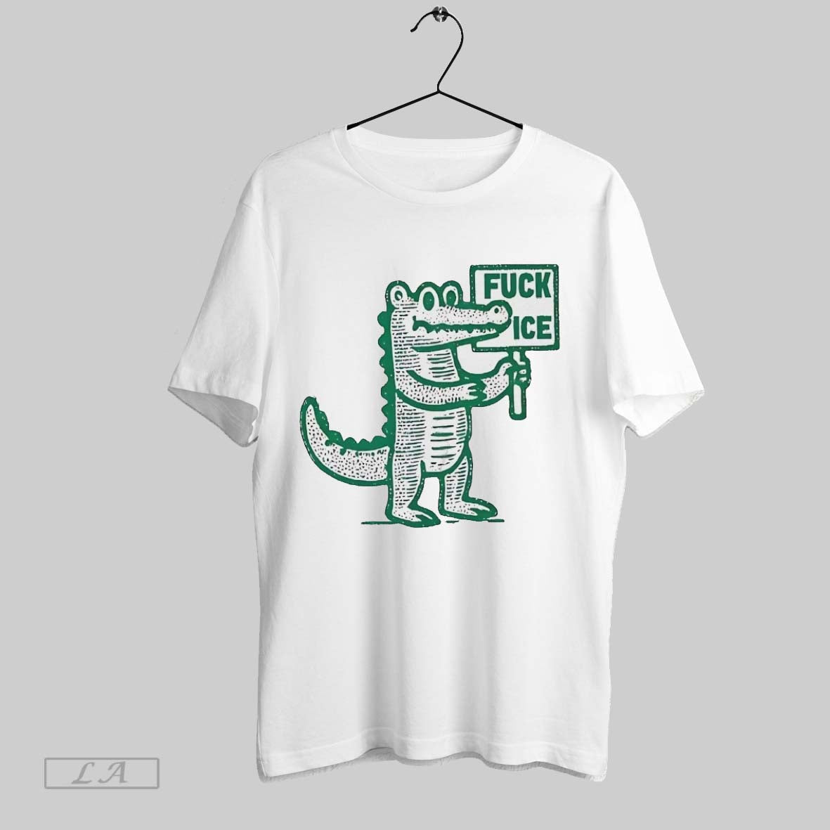 Original Alligator Alcatraz Fuck Ice Protest Hoodie Trendy Gift