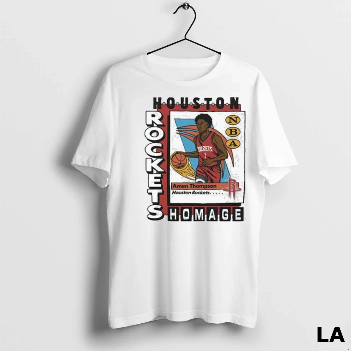 Original Amen Thompson Homage Trading Card Houston Rockets Tank Top