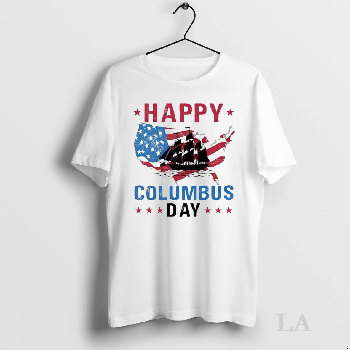 Original America Happy Columbus Day Long Sleeve Vintage Design