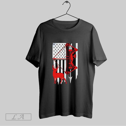 Original American Flag Deer Hunting And Arrows Shirt Stylish Gift